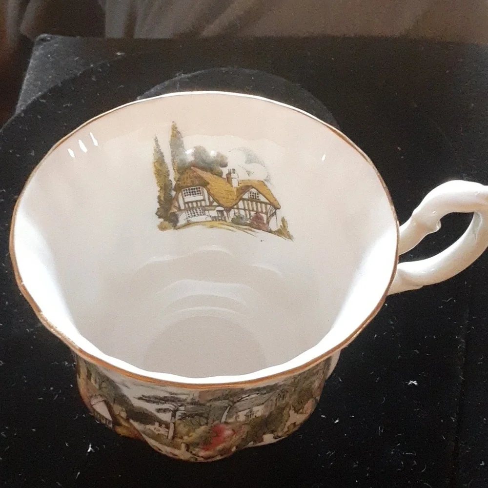 Scenic Teacup and Saucer Set